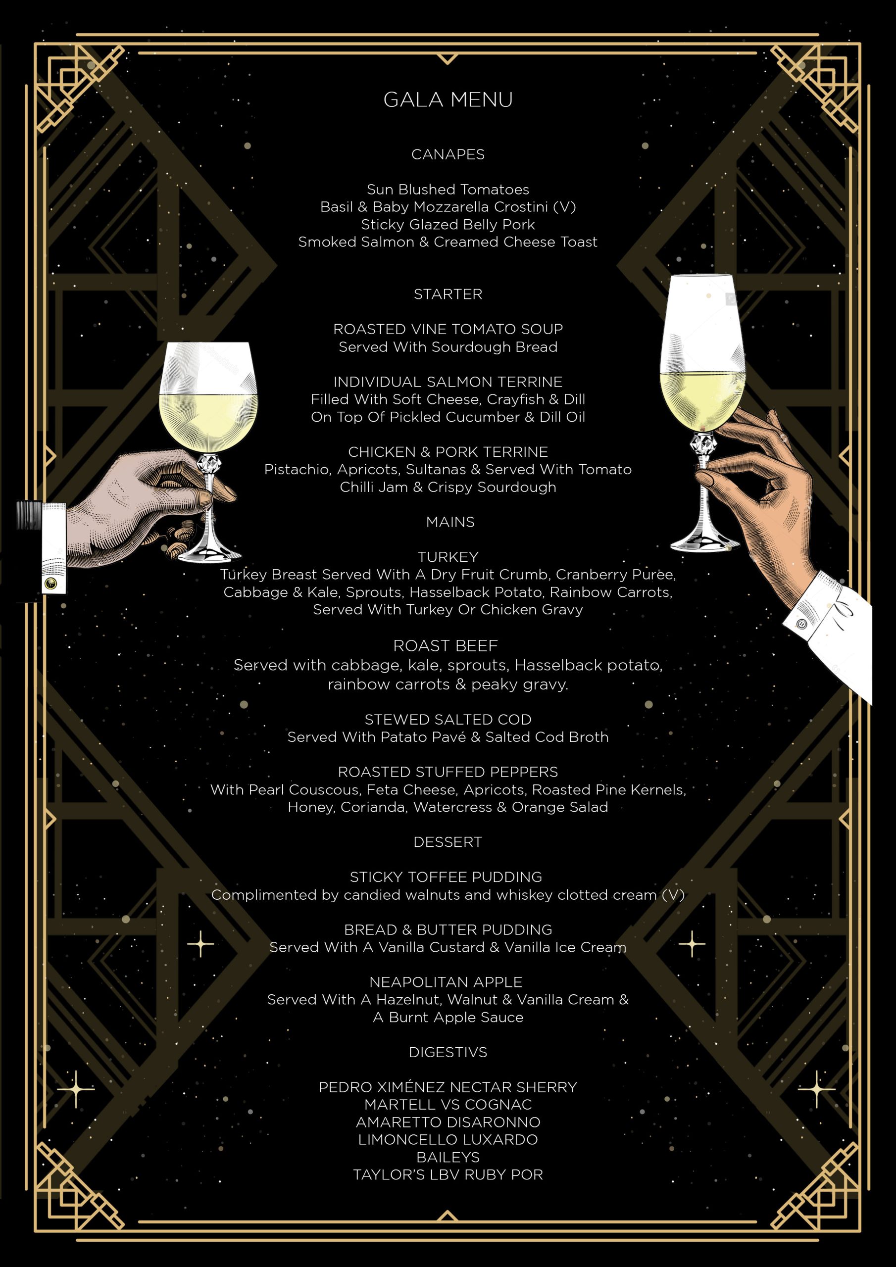 NYE Menu